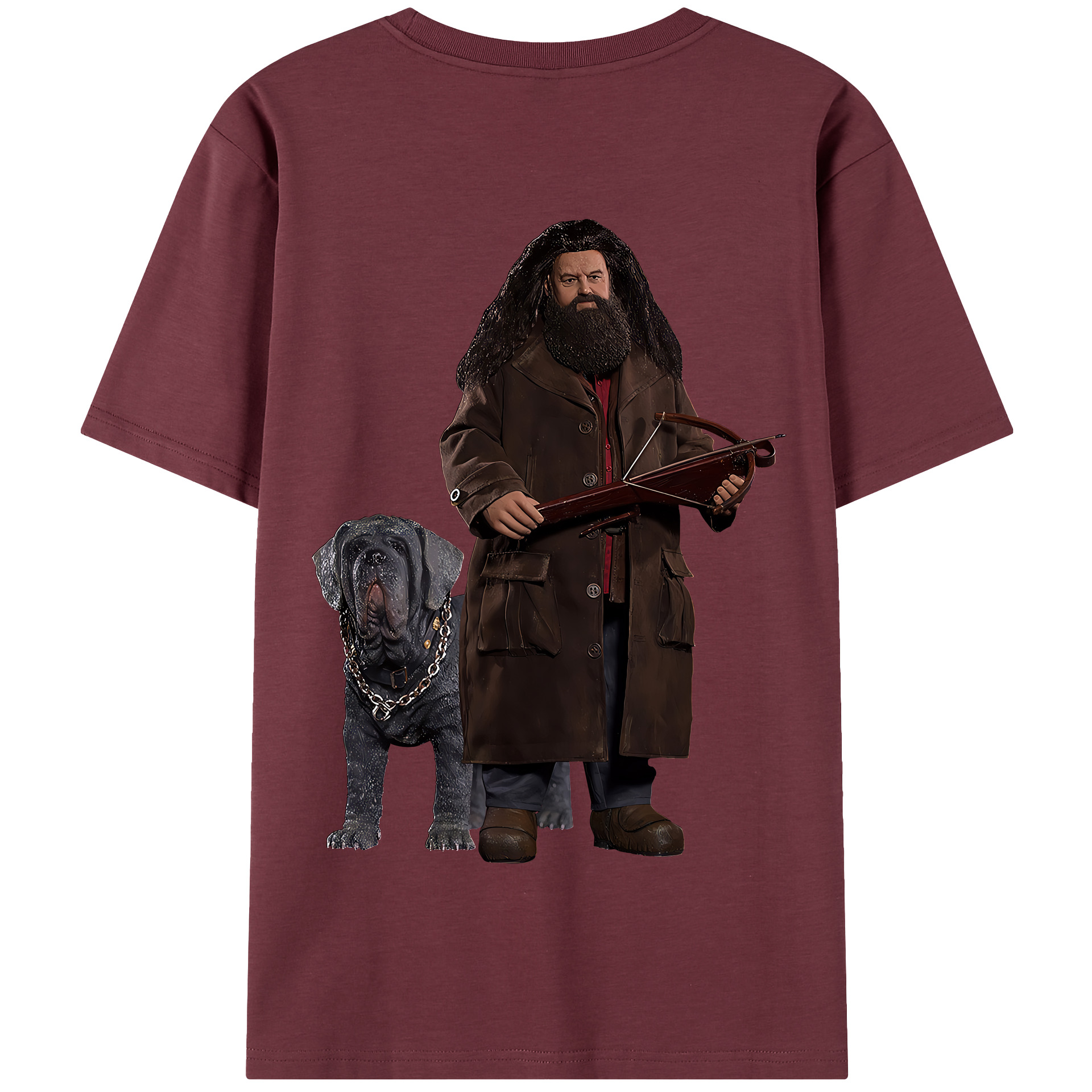 （画像用） Harry Potter ハリー・ポッターシリーズ 綿100％半袖Tシャツ（背面プリント）